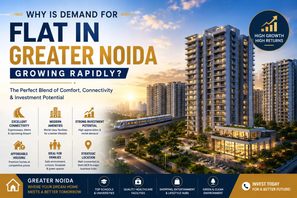 Why Is Demand for Flat in Greater Noida Growing Rapidly?